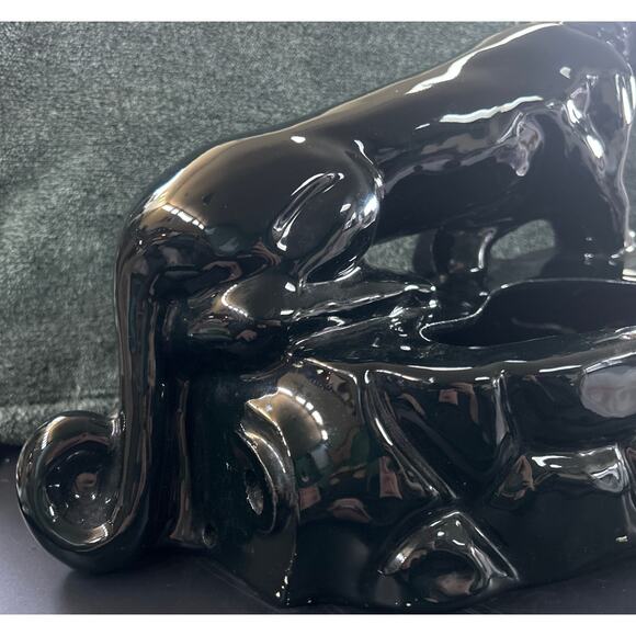 1950s Black Panther Ceramic TV Lamp MCM - Picture 5 of 15